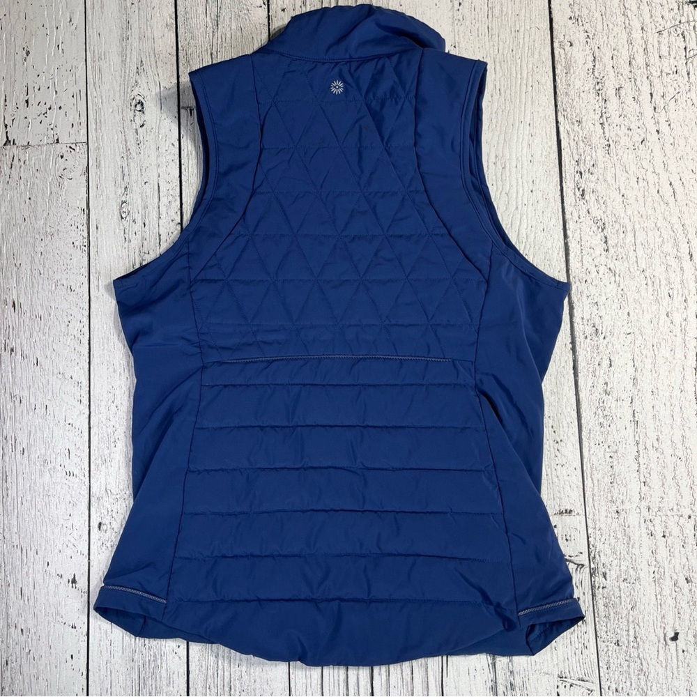 Tangerine Light Weight Puffer Active Vest Packable Blue Womens Small NEW - Picture 4 of 7